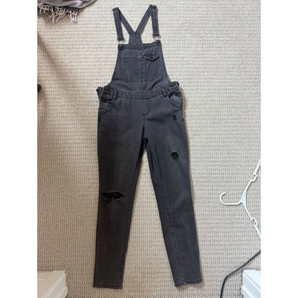 Black Skinny RSQ Overalls